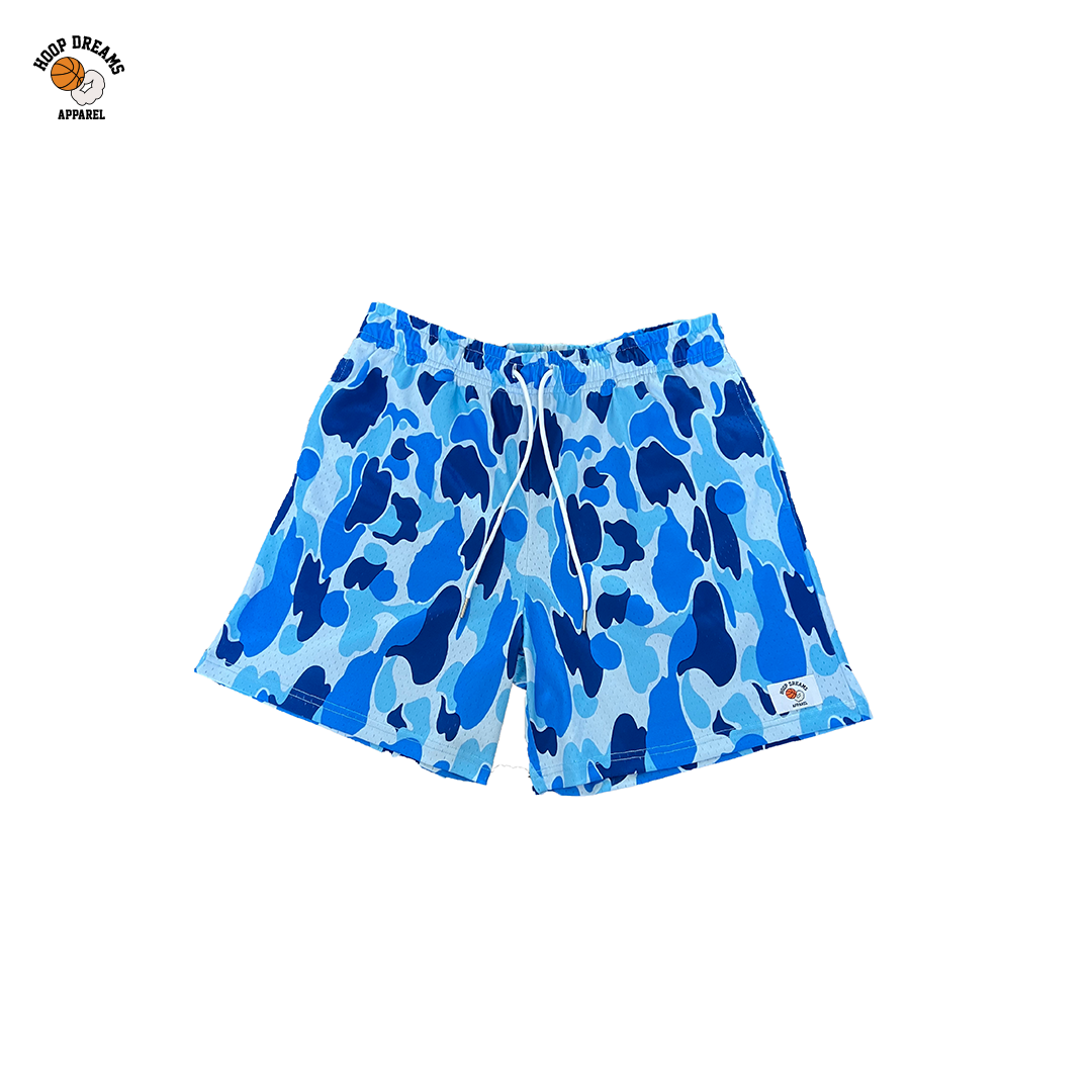 HOOPSTA CAMO MESH SHORTS