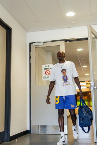 Purple Kobe Bryant Mesh Shorts